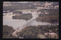 Aerial view of Hurricane Floyd's floodwaters